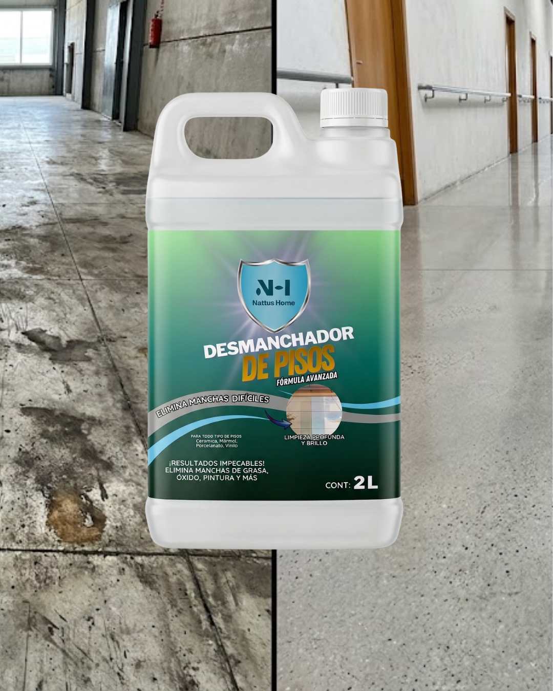 Desmanchador de Pisos Nattus Home 2L